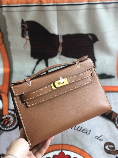 Hermes mini kelly wallet